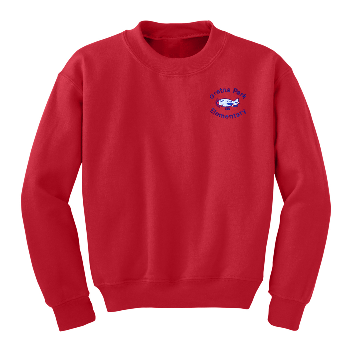 Gretna Park Red Sweatshirt - Logo Express Uniforms - School Uniforms