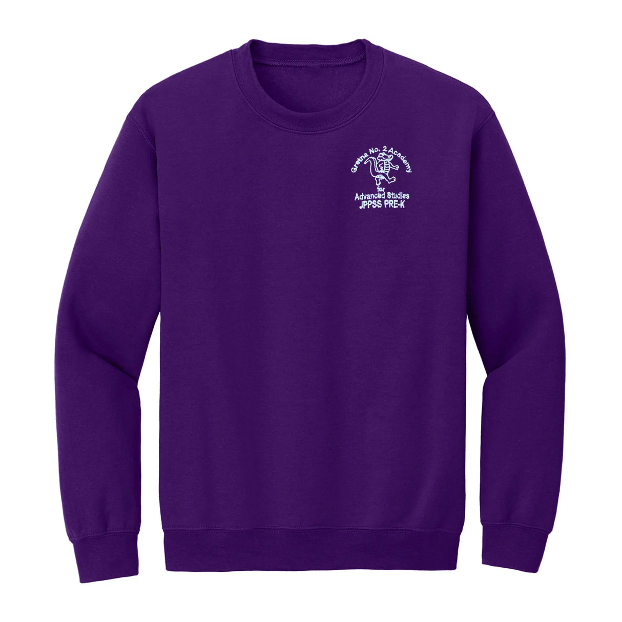 Gretna No. 2 PreK-Kindergarten Purple Sweatshirt