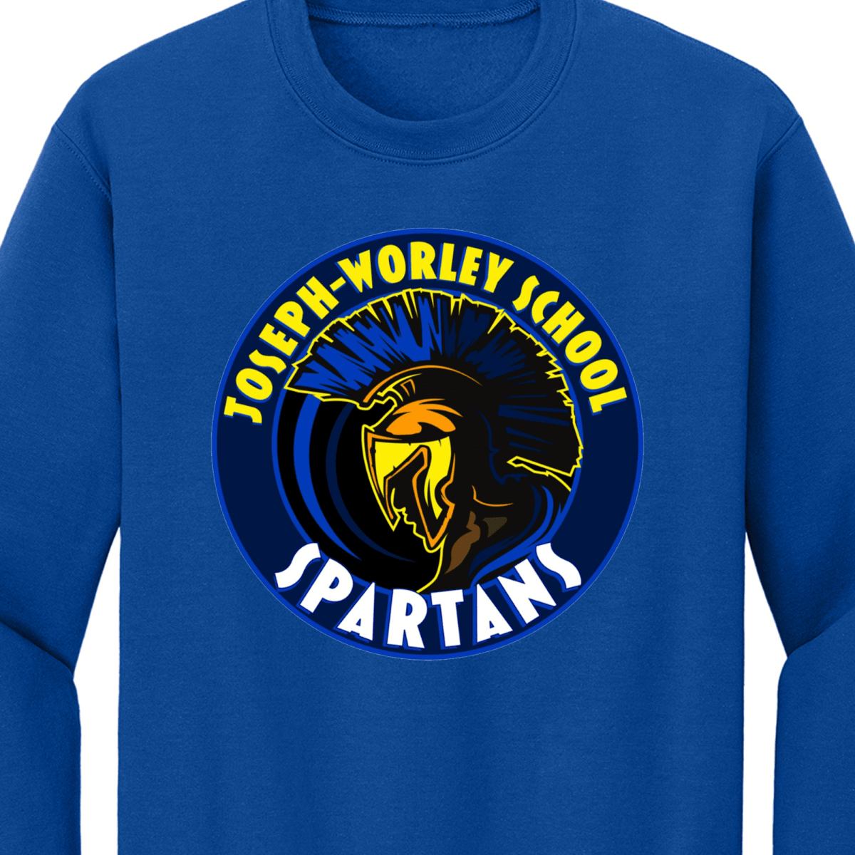 Isaac Joseph at Stella Worley 1st-5th Grade Royal Sweatshirt - Logo Express Uniforms - School Uniforms