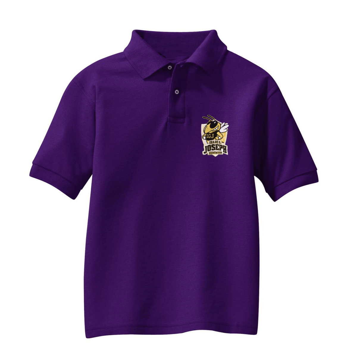 Isaac Joseph PreK - Kindergarten Purple Polo - Logo Express Uniforms - School Uniforms