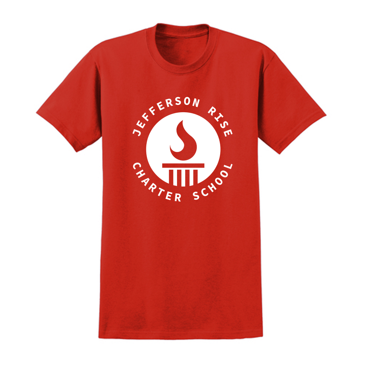 Jefferson RISE 6th - 8th Grade Red T-shirt - Logo Express Uniforms - School Uniforms