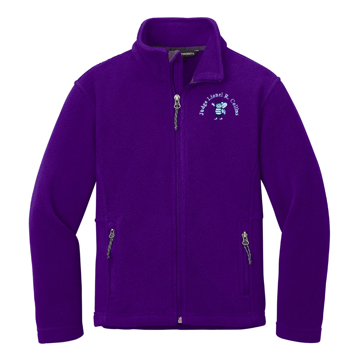 Judge Lionel R. Collins PreK-Kindergarten Purple Fleece Jacket