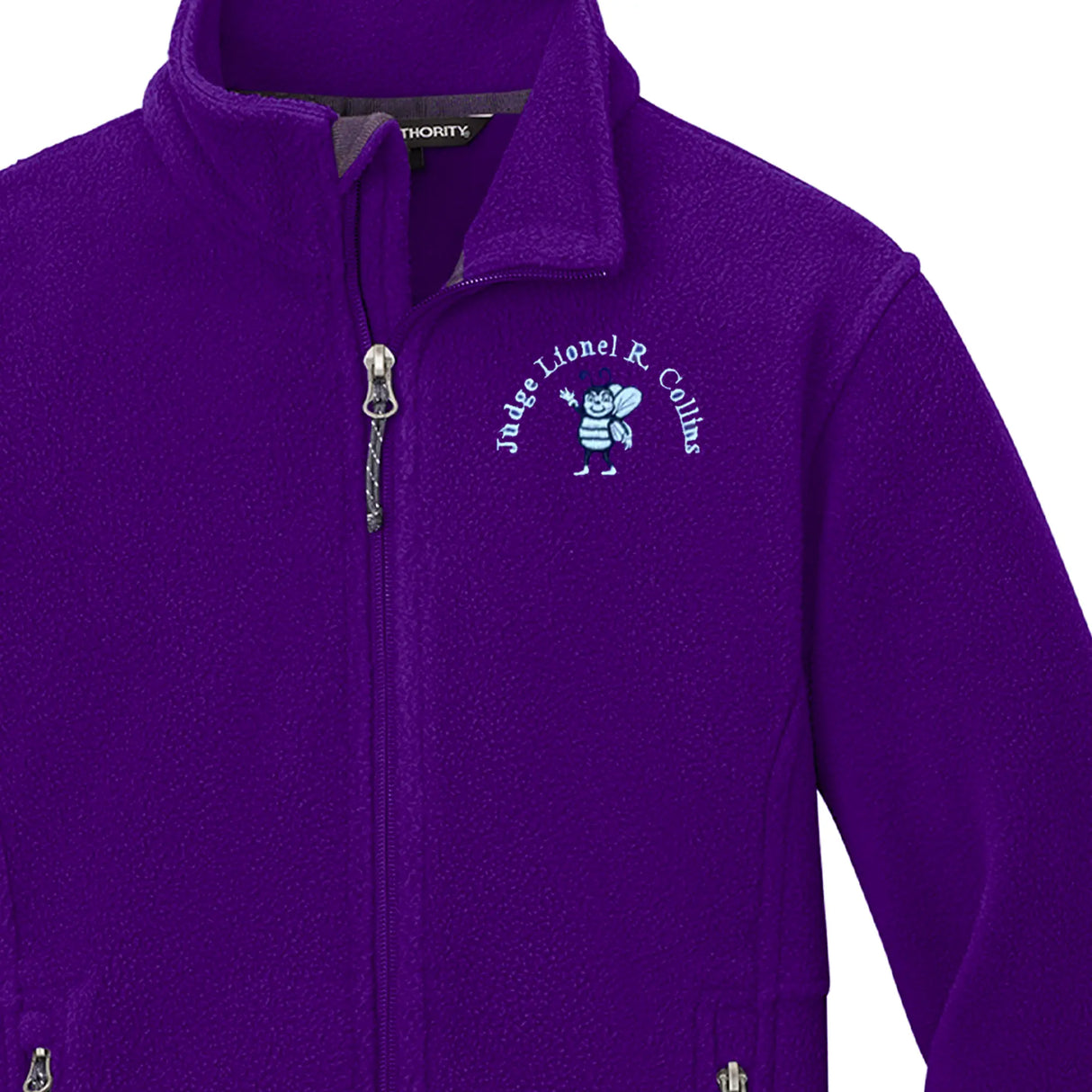 Judge Lionel R. Collins PreK-Kindergarten Purple Fleece Jacket
