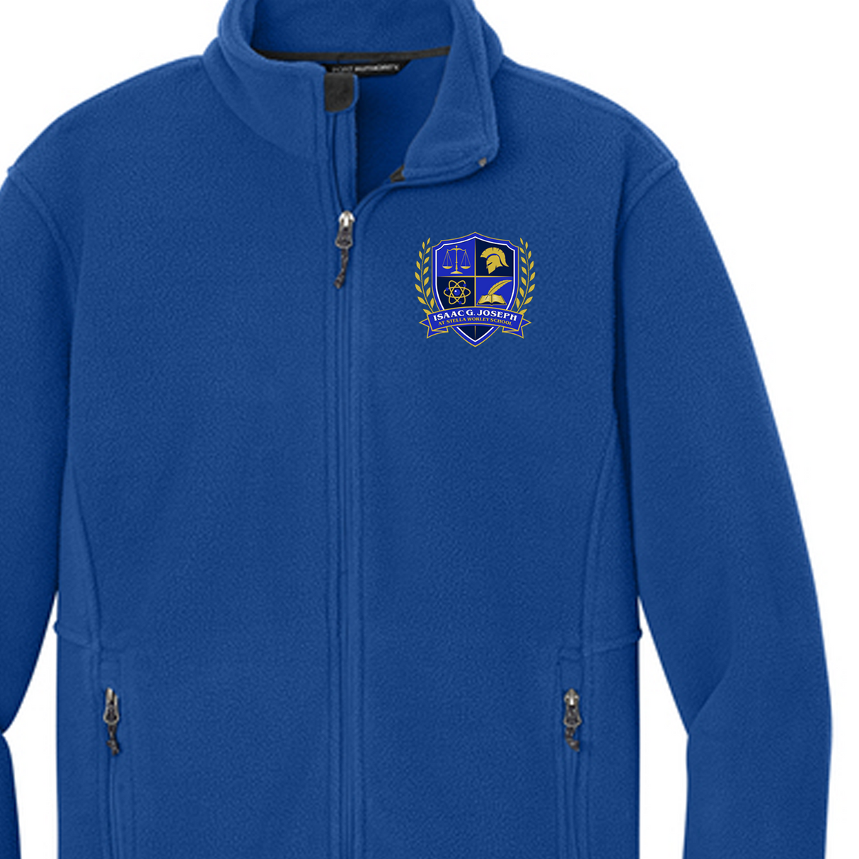 Isaac Joseph at Stella Worley 1st-5th Grade Royal Fleece Jacket