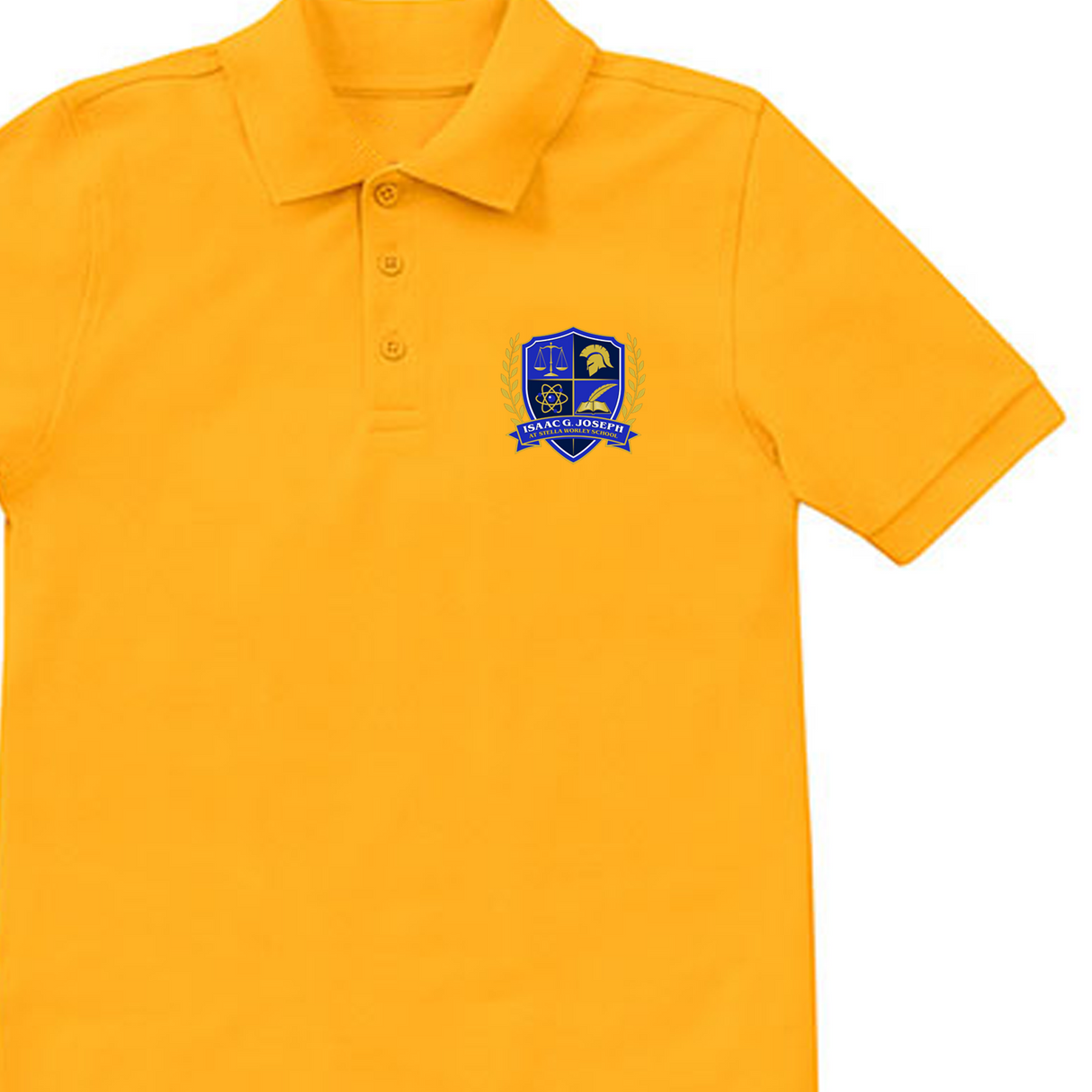 Isaac G. Joseph at Worley School 6th-8th Grade Gold Polo