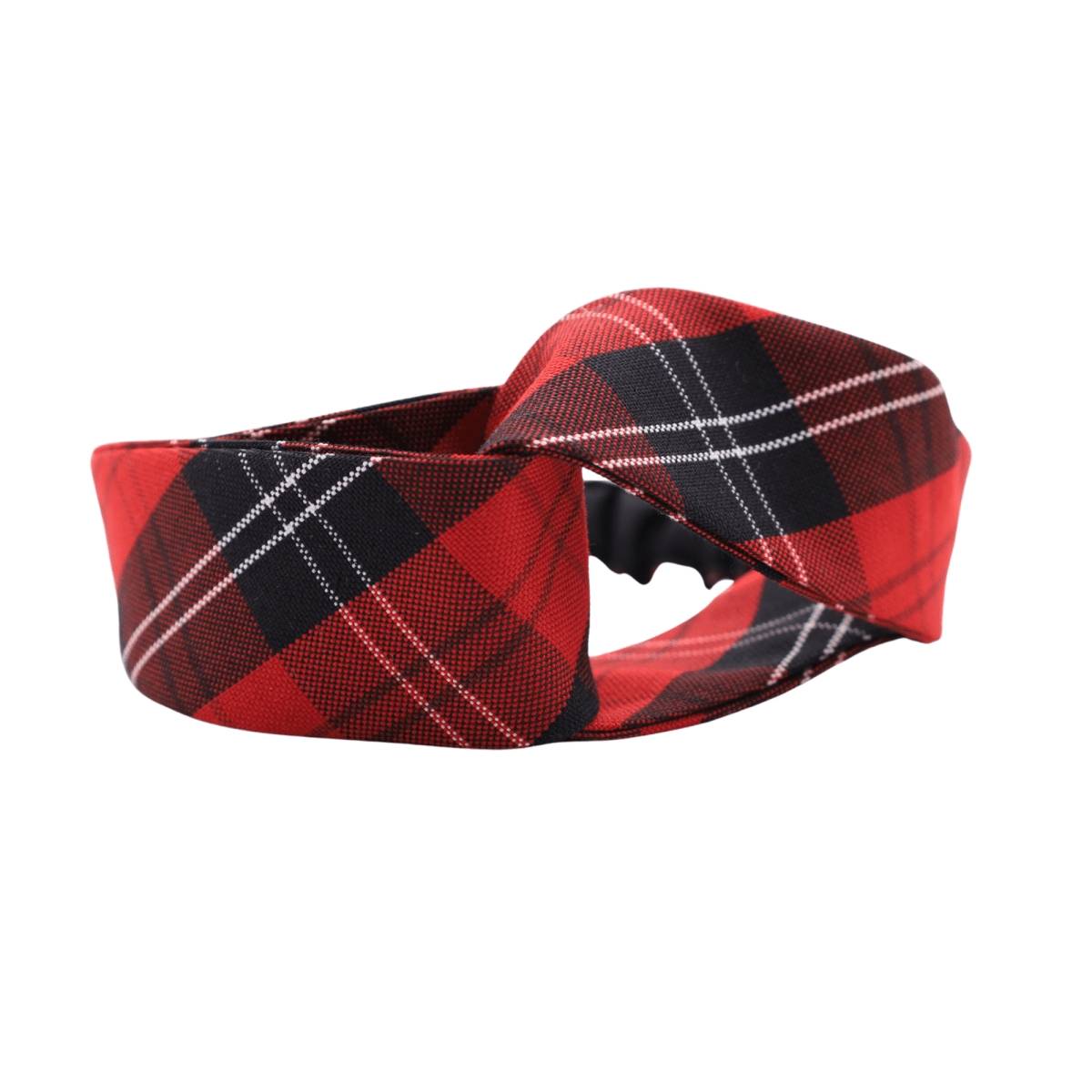 JRS Twisted Elastic Headband – Red & Black - Logo Express Uniforms - School Uniforms