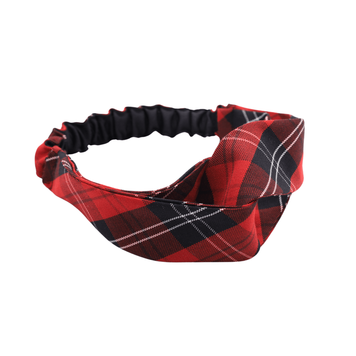 JRS Twisted Elastic Headband – Red & Black - Logo Express Uniforms - School Uniforms