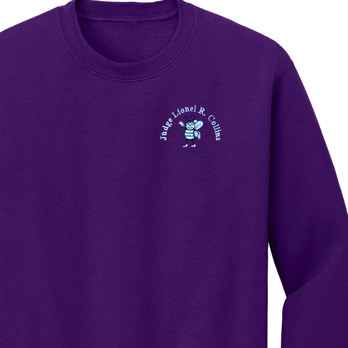 Judge Lionel R. Collins PreK-Kindergarten Purple Sweatshirt