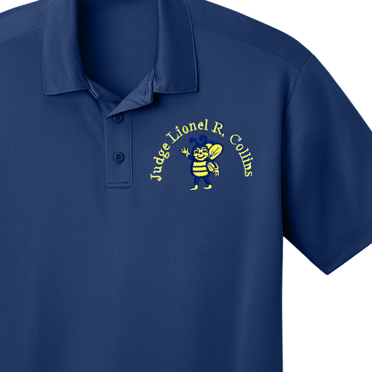 Judge Lionel R Collins 1st - 5th Grades Royal Polo - Logo Express Uniforms - School Uniforms