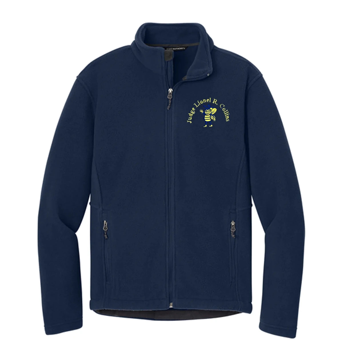 Judge Lionel R. Collins Navy Fleece Jacket - Logo Express Uniforms - School Uniforms