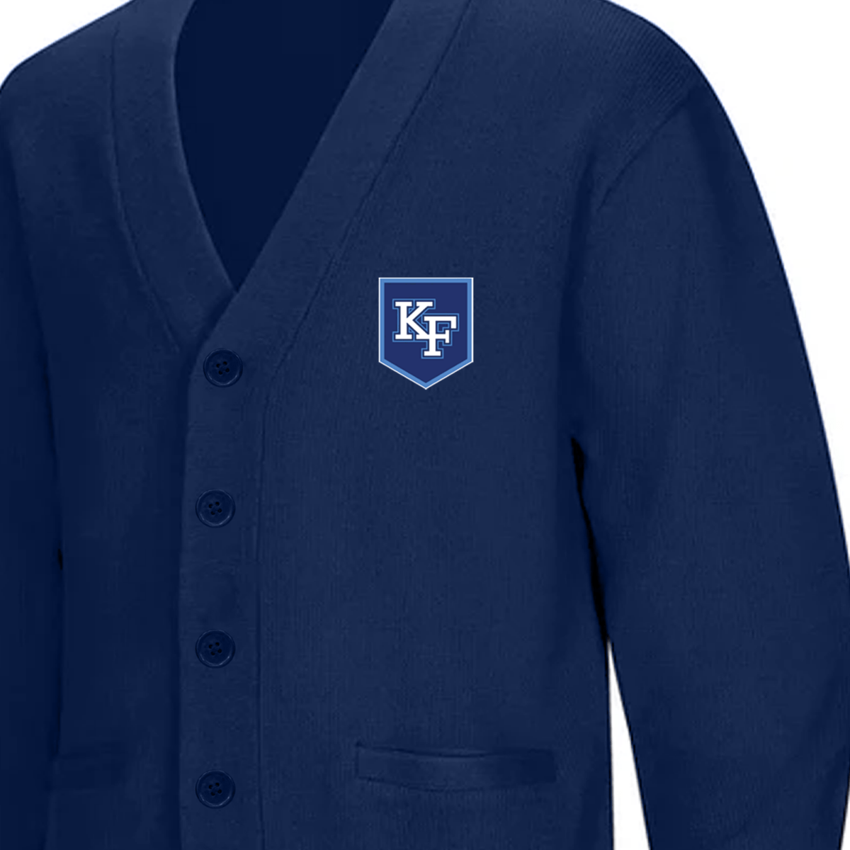 Keho France Schools Cardigan Navy Blue - Logo Express Uniforms - School Uniforms