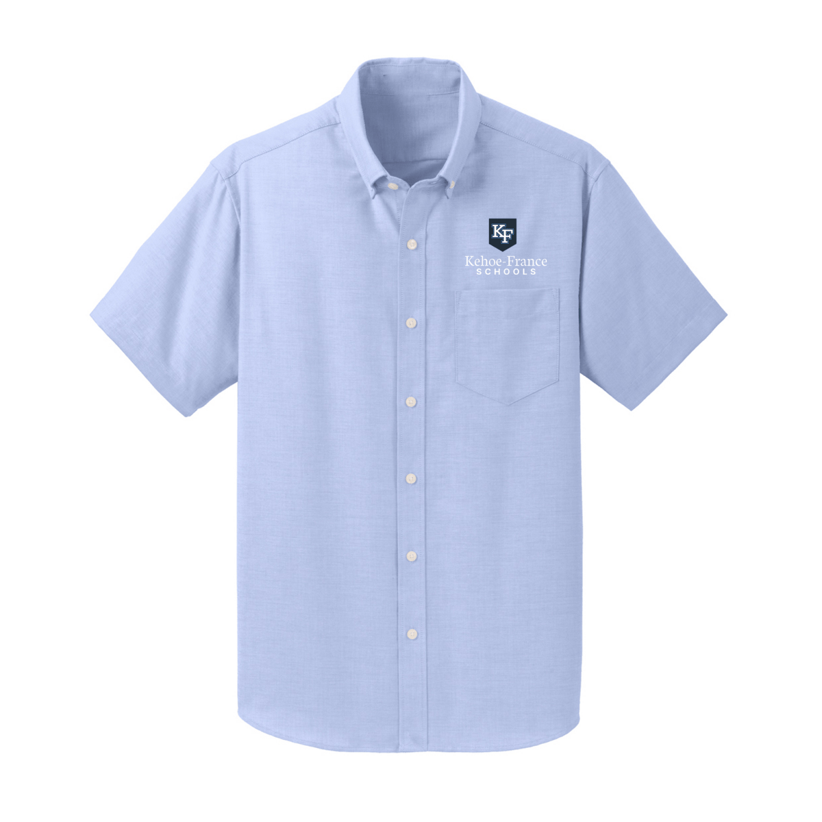 Kehoe France Schools Oxford Shirt Oxford Blue - Logo Express Uniforms - School Uniforms