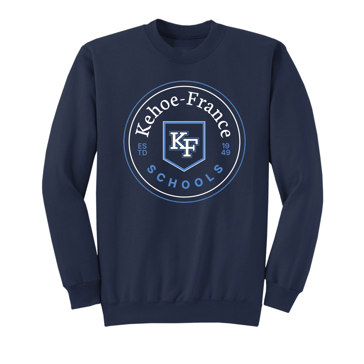Kehoe France Schools Sweatshirt V1 Navy Blue - Logo Express Uniforms - School Uniforms