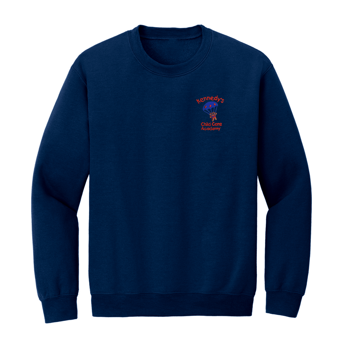 Kennedy Childcare Academy Navy Sweatshirt - Logo Express Uniforms - School Uniforms