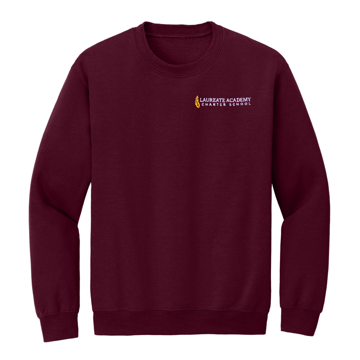 Laureate Charter Kindergarten Maroon Sweatshirt - Logo Express Uniforms - School Uniforms