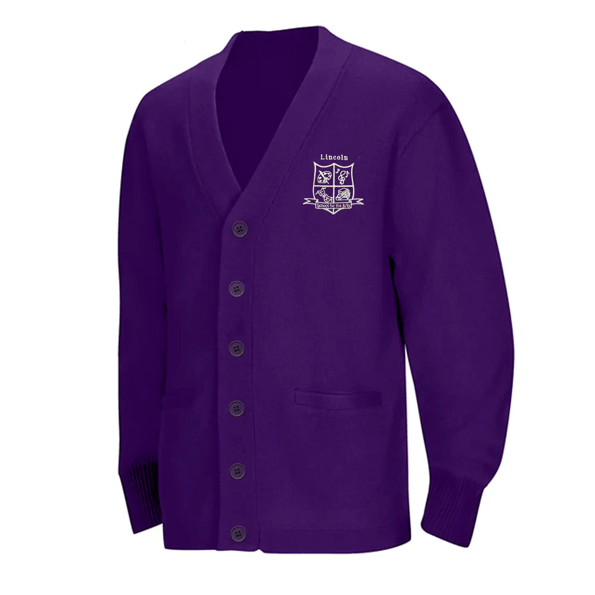 Lincoln PreK-Kindergarten Purple Cardigan