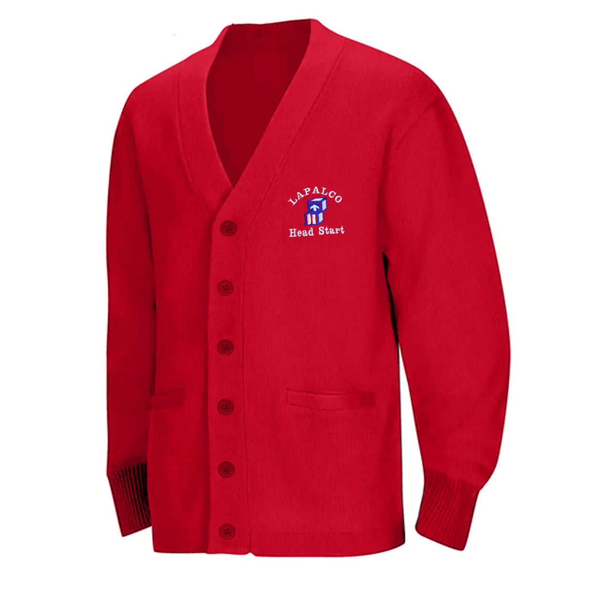 Lapalco Head Start Center Red Cardigan