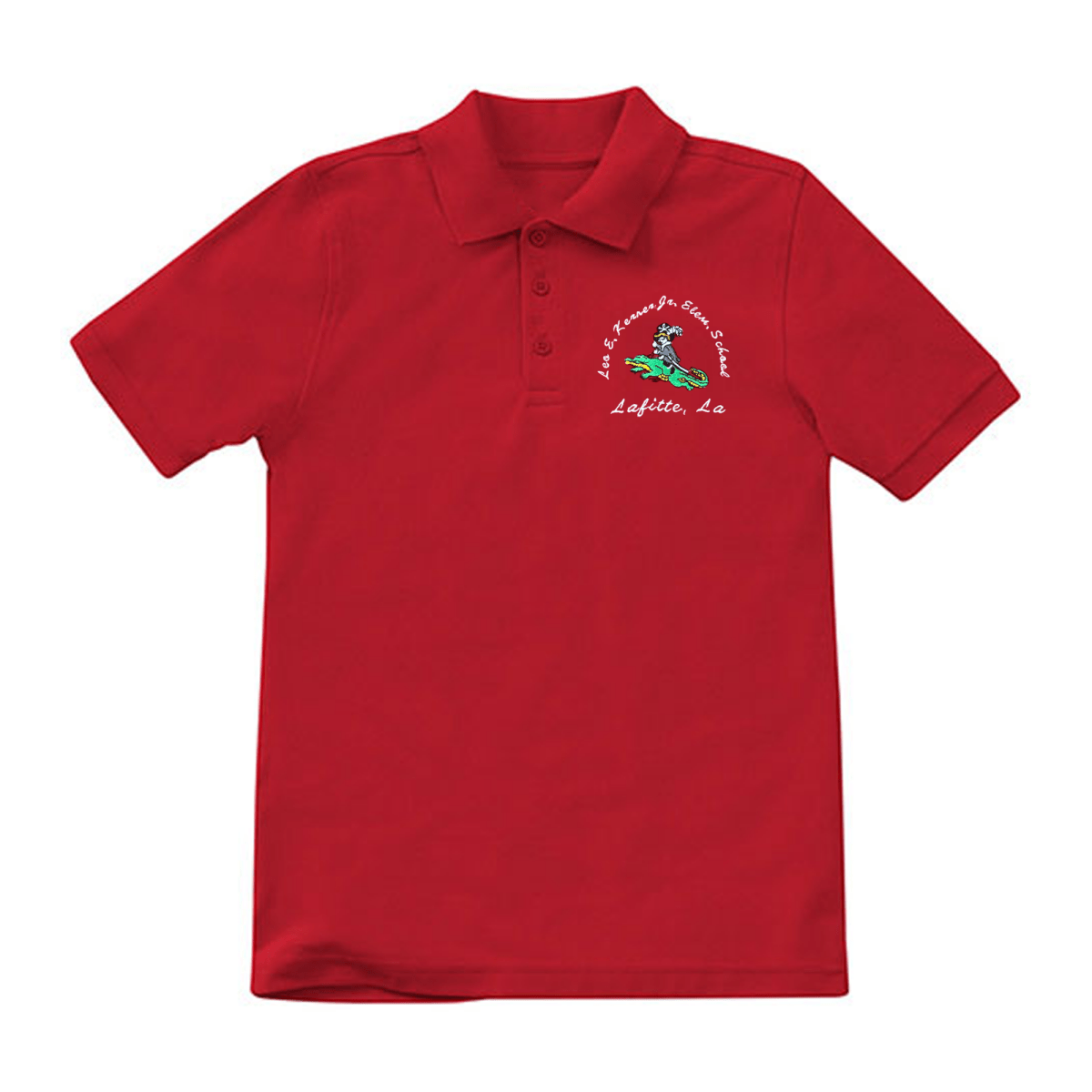 Leo Kerner 1st - 5th Grades Red Polo - Logo Express Uniforms - School Uniforms