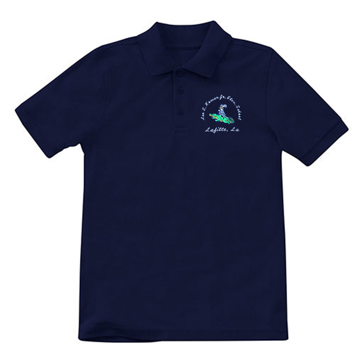 Leo Kerner PreK 3 Navy Polo - Logo Express Uniforms - School Uniforms
