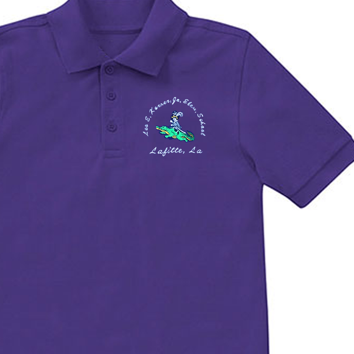 Leo Kerner PreK4–Kindergarten Purple Polo - Logo Express Uniforms - School Uniforms