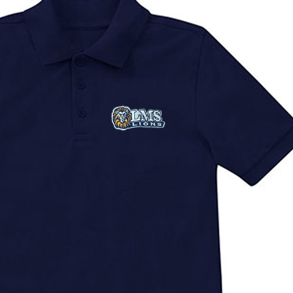 Livdadais LMS 7th Grade Navy Polo - Logo Express Uniforms - School Uniforms