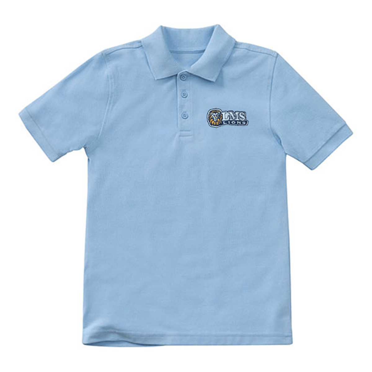 Livdadais LMS 8th Grade Light Blue Polo - Logo Express Uniforms - School Uniforms