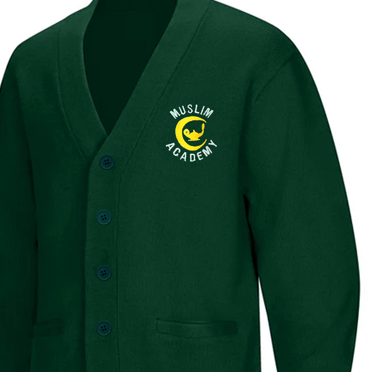 Muslim Academy Forest Green Cardigan