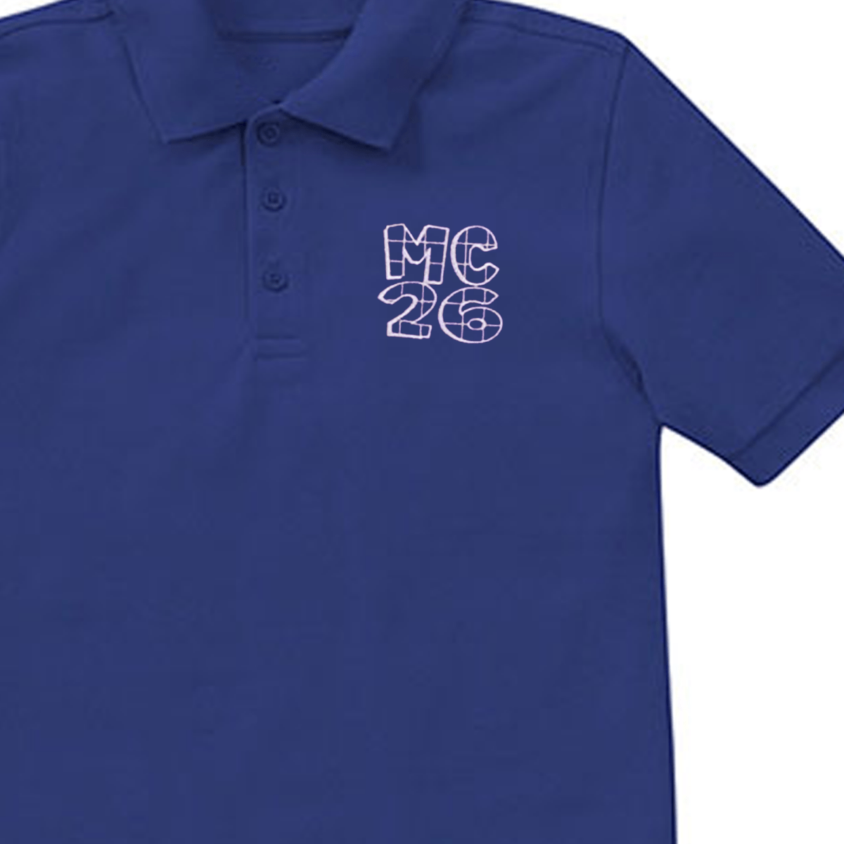 McDonogh 26 5th Grade Royal Polo - Logo Express Uniforms - School Uniforms