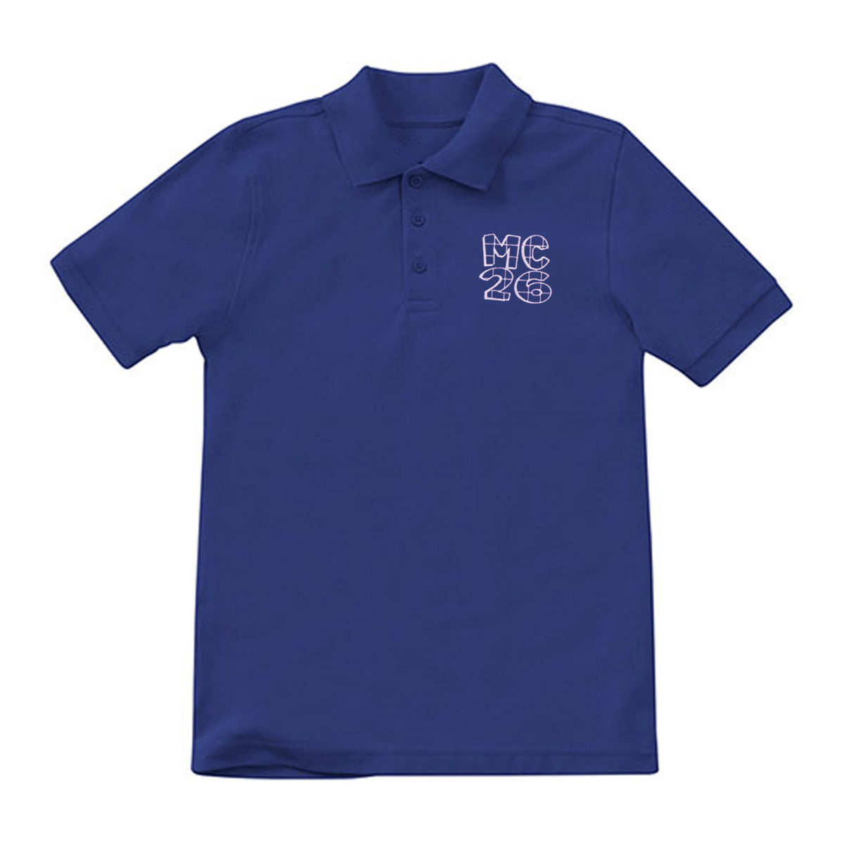McDonogh 26 5th Grade Royal Polo - Logo Express Uniforms - School Uniforms