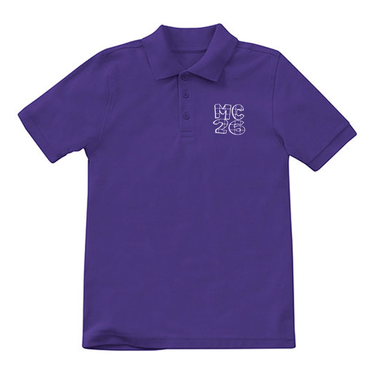 McDonogh 26 PreK - Kindergarten Purple Polo - Logo Express Uniforms - School Uniforms