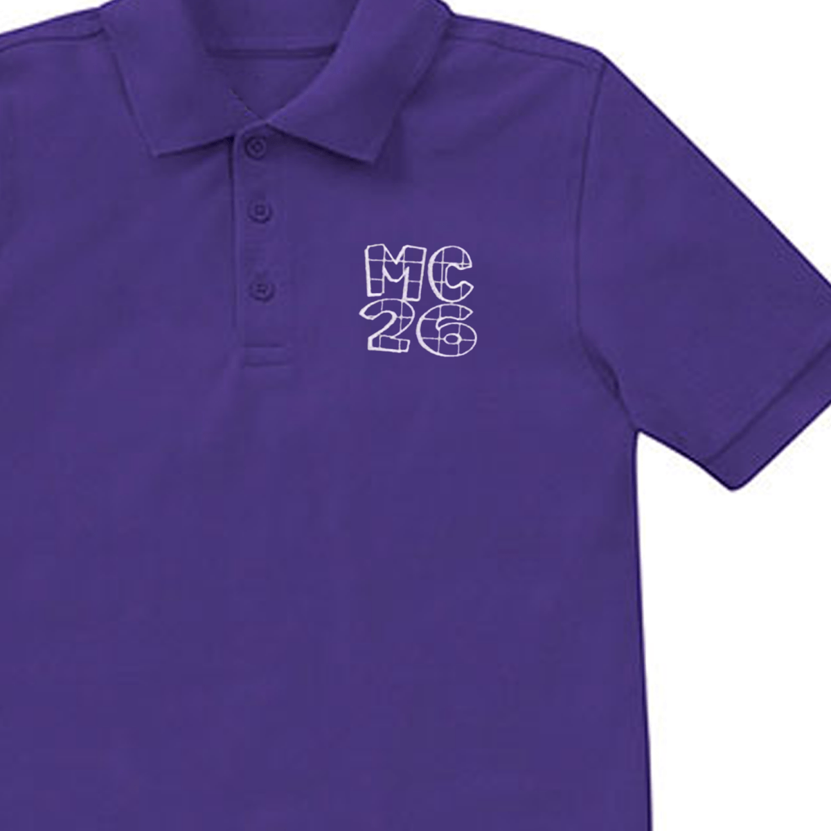 McDonogh 26 PreK - Kindergarten Purple Polo - Logo Express Uniforms - School Uniforms