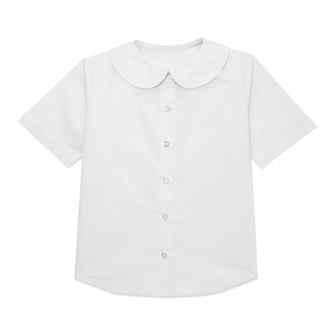 OLPS 1st–4th Grade White Peter Pan Blouse for Girls – No Logo - Logo Express Uniforms - School Uniforms