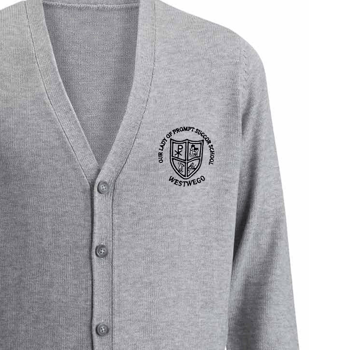 OLPS Cardigan V - Neck Cardigans - Logo Express Uniforms - School Uniforms