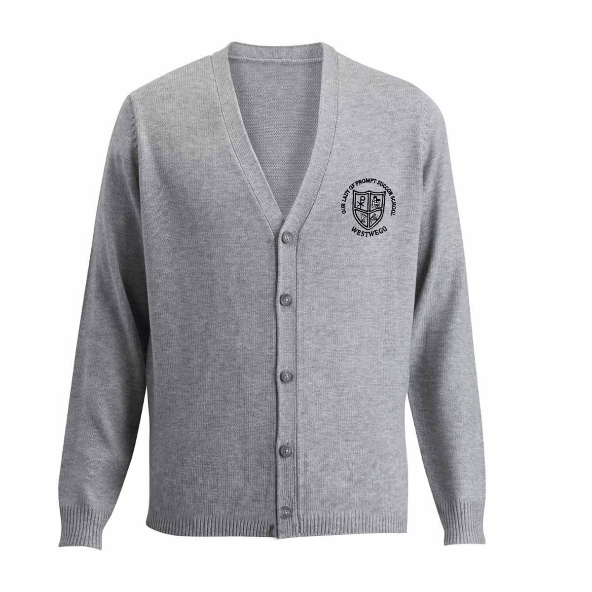 OLPS Cardigan V - Neck Cardigans - Logo Express Uniforms - School Uniforms