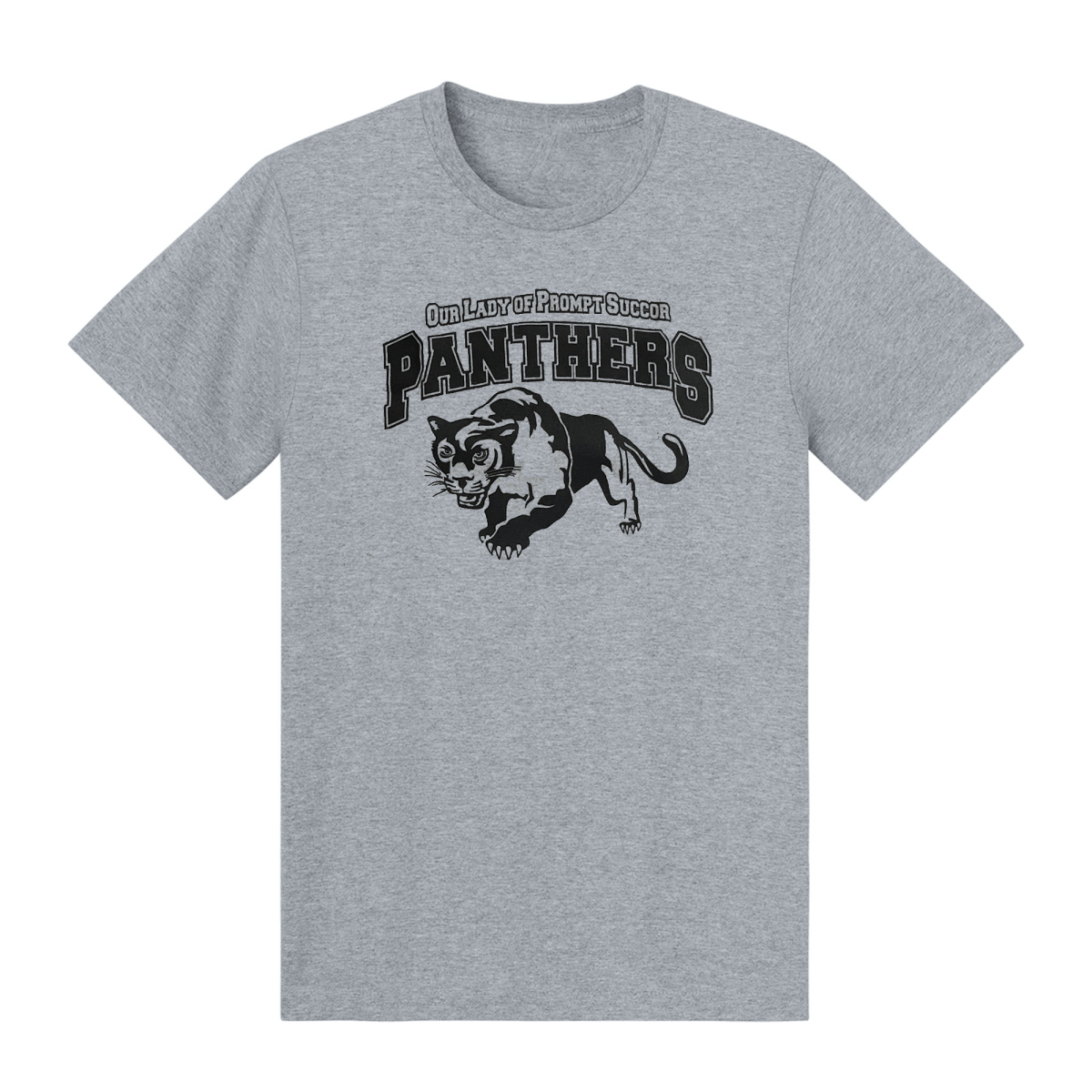 OLPS P.E. Grey T-Shirt PreK–7th Grades - Logo Express Uniforms - School Uniforms