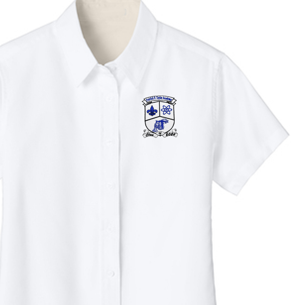 Patrick Taylor 12th Grade White Oxford for Ladies - Logo Express Uniforms - School Uniforms