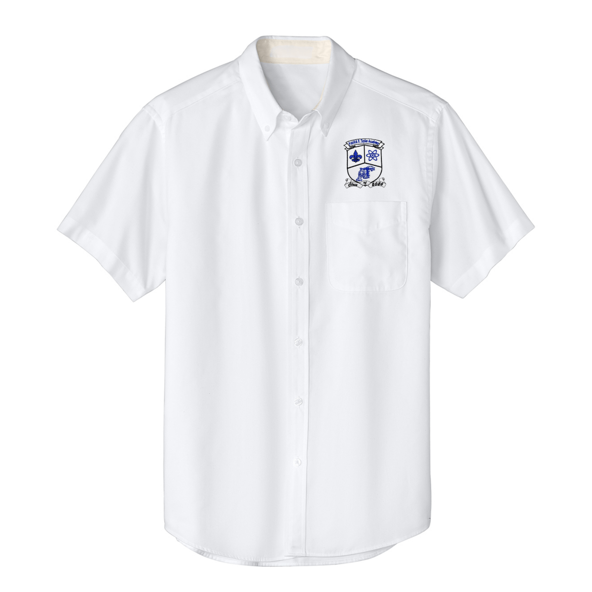 Patrick Taylor 12th Grade White Oxford for Men - Logo Express Uniforms - School Uniforms