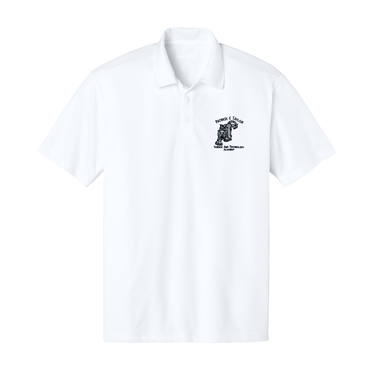 Patrick Taylor 6th - 12th Grade White Polo - Patrick Taylor 6th-12th Grade White Polo