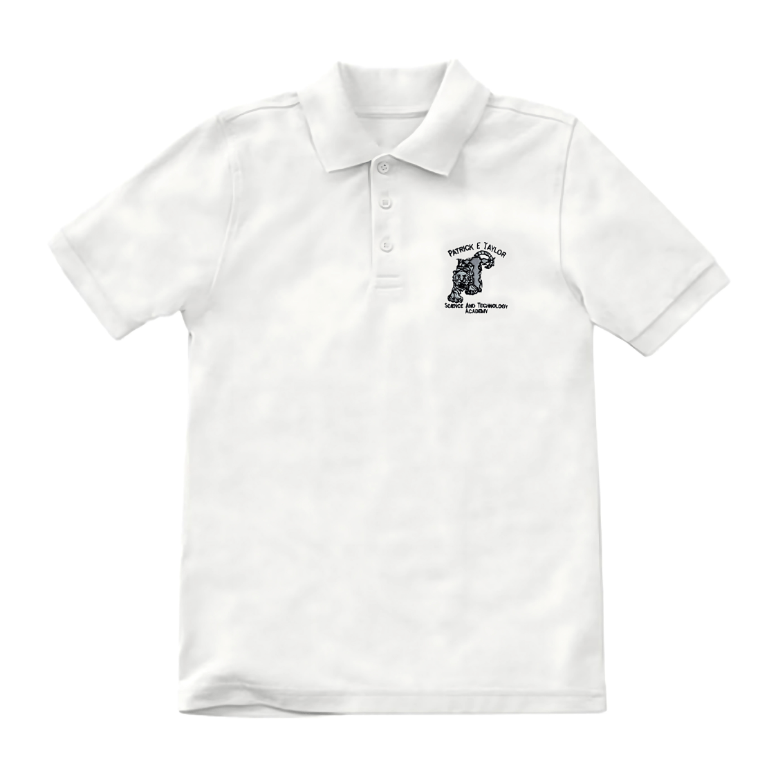 Patrick Taylor 6th - 12th Grade White Polo - Patrick Taylor School Uniforms