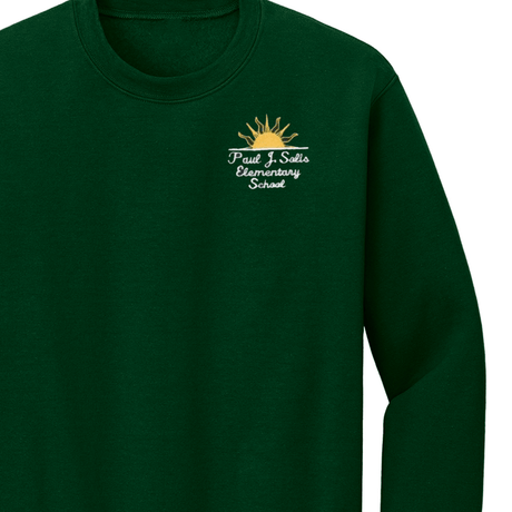 Paul J. Solis Green Sweatshirt - Logo Express Uniforms - School Uniforms