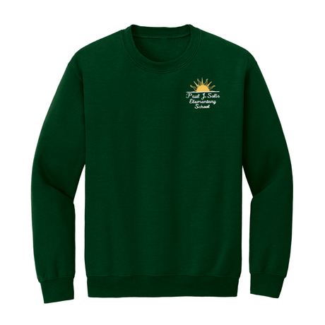 Paul J. Solis Green Sweatshirt - Logo Express Uniforms - School Uniforms