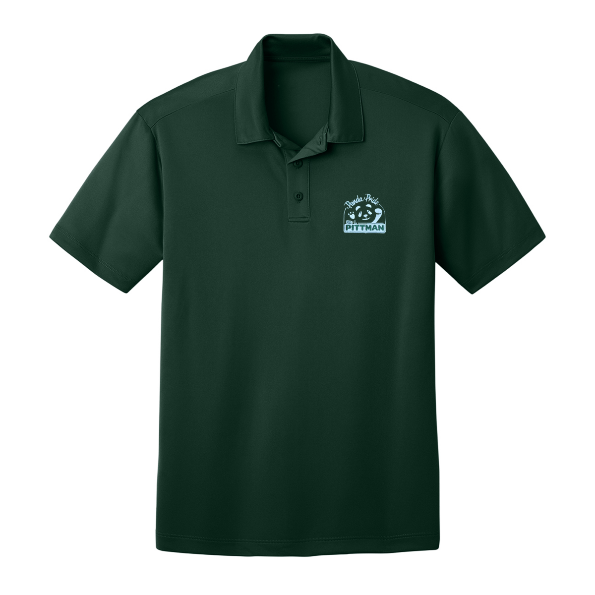 Pittman 1st - 5th Forest Green Polo - Logo Express Uniforms - School Uniforms