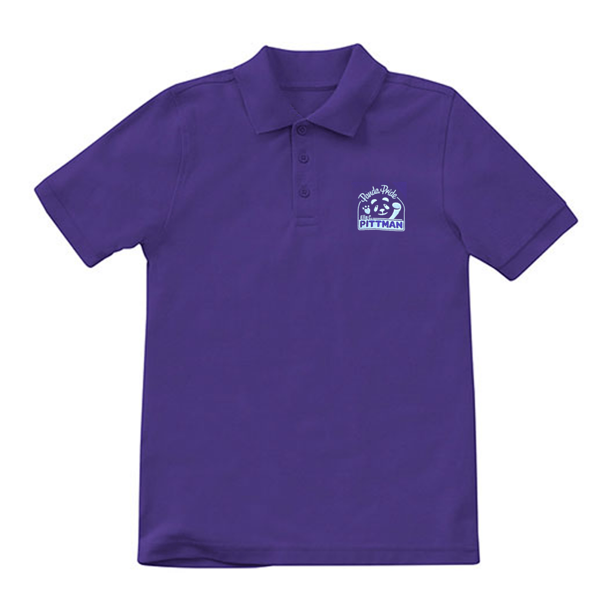 Pittman PreK - Kindergarten Purple Polo - Logo Express Uniforms - School Uniforms
