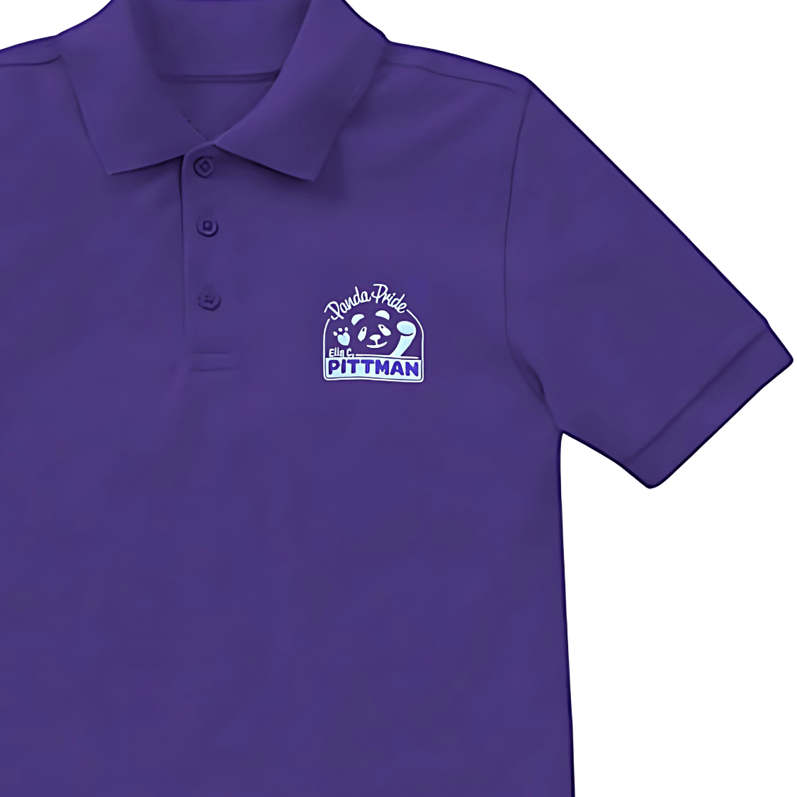 Pittman PreK - Kindergarten Purple Polo - Logo Express Uniforms - School Uniforms