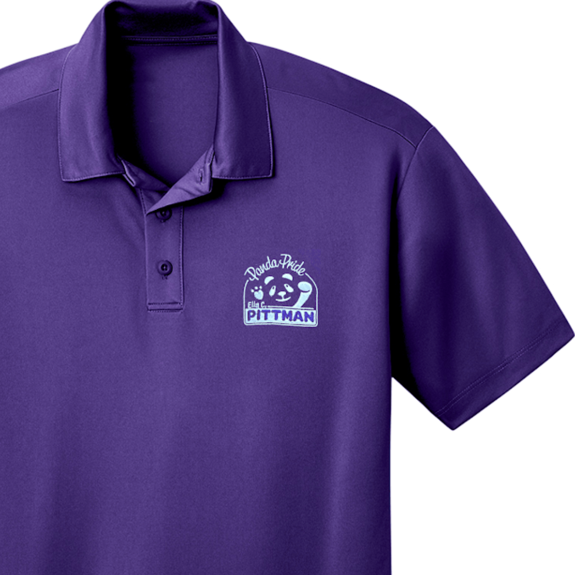 Pittman PreK - Kindergarten Purple Polo - Logo Express Uniforms - School Uniforms