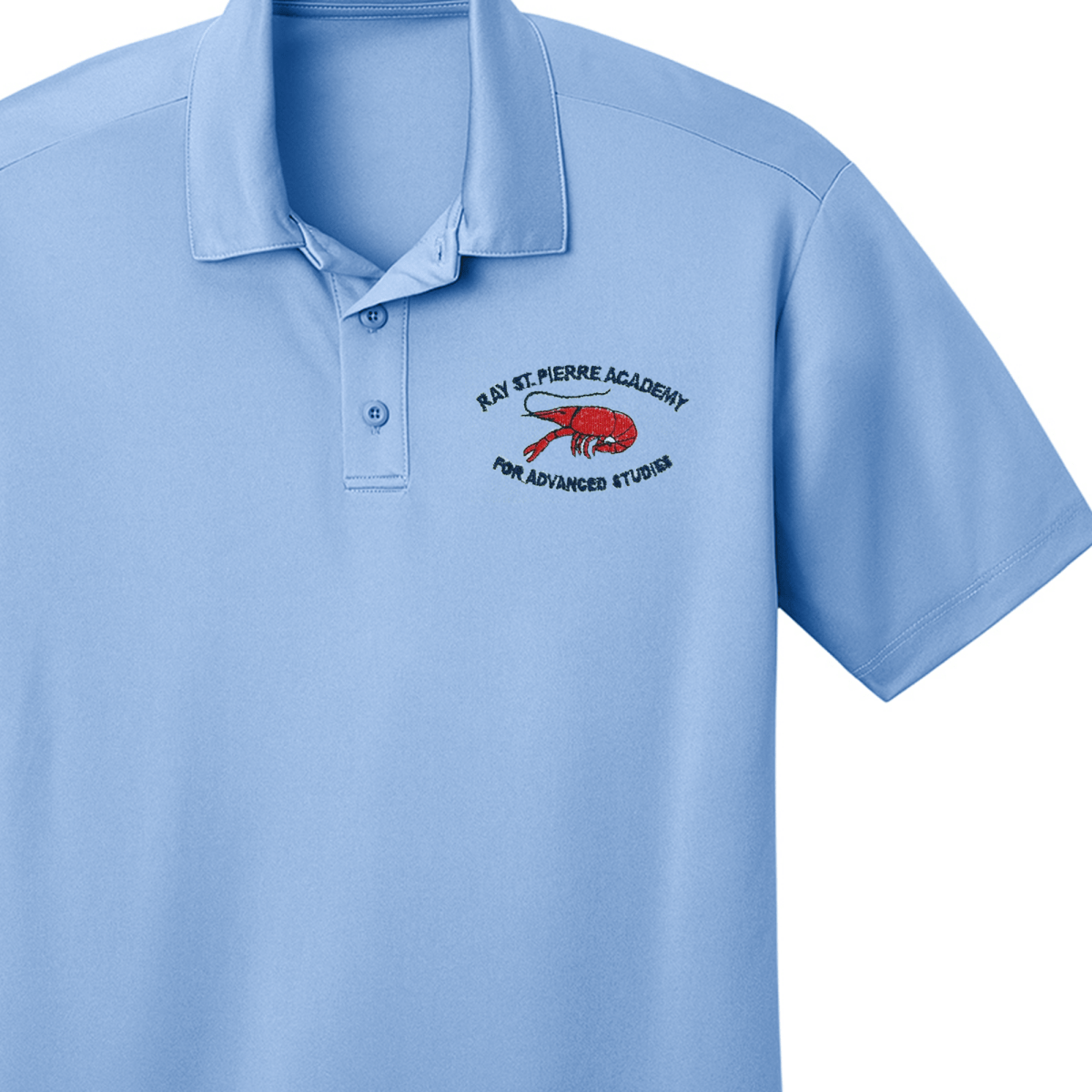 Ray St. Pierre 1st - 5th Light Blue Polo - Logo Express Uniforms - School Uniforms