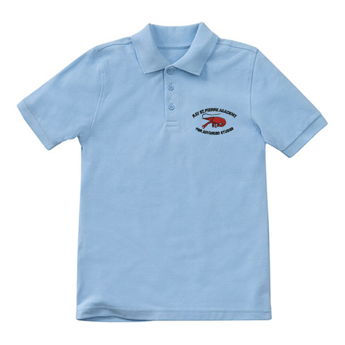 Ray St. Pierre 1st - 5th Light Blue Polo - Logo Express Uniforms - School Uniforms