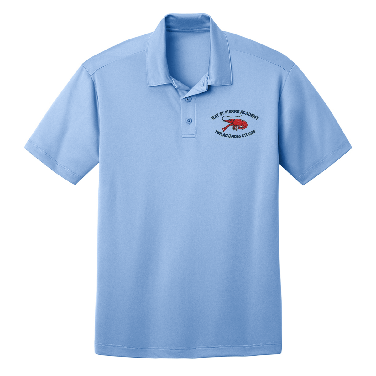 Ray St. Pierre 1st - 5th Light Blue Polo - Logo Express Uniforms - School Uniforms