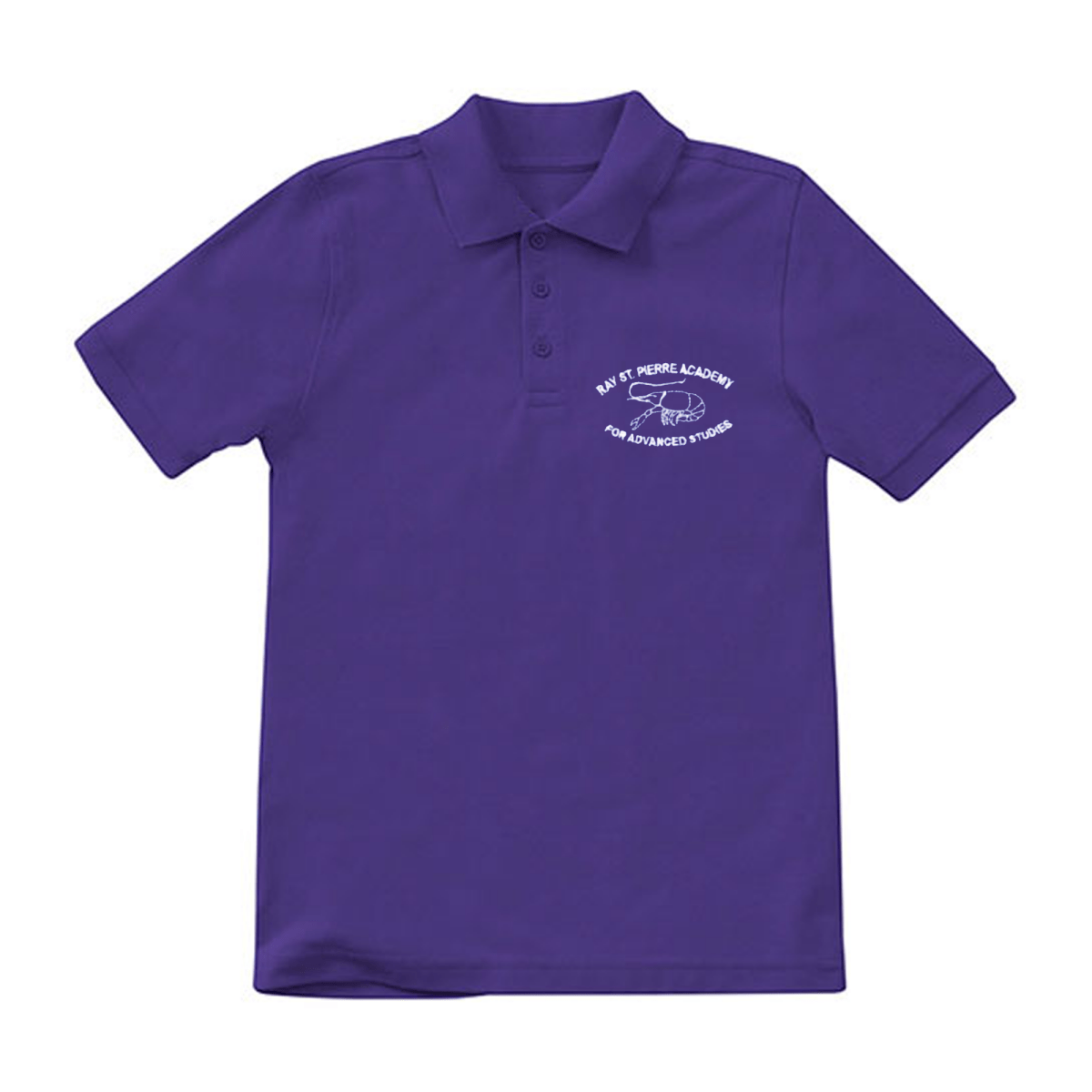 Ray St. Pierre PreK - Kindergarten Purple Polo - Logo Express Uniforms - School Uniforms
