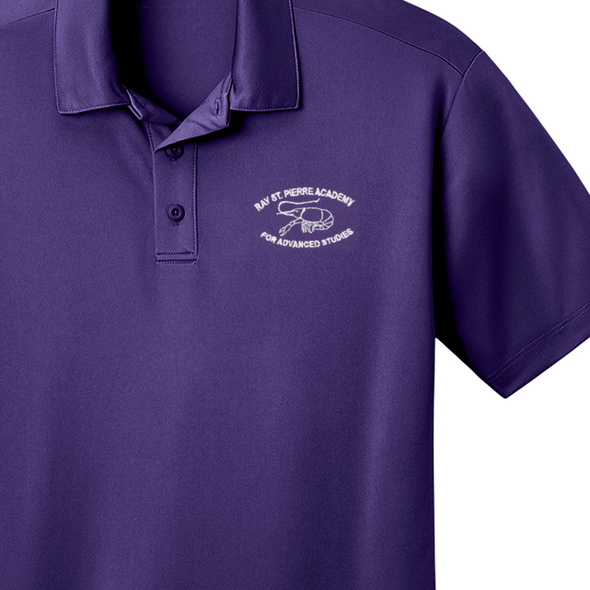 Ray St. Pierre PreK - Kindergarten Purple Polo - Logo Express Uniforms - School Uniforms